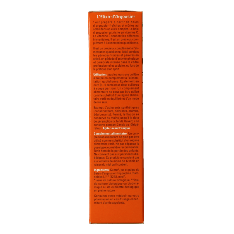 Weleda Duindoorn elixer bio 200 Milliliter - DrogistWereld