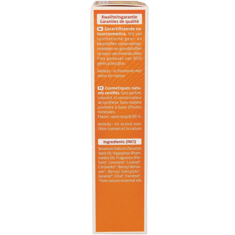 Weleda Duindoorn vitaliserende body olie 100 Milliliter - DrogistWereld