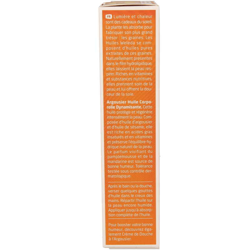 Weleda Duindoorn vitaliserende body olie 100 Milliliter - DrogistWereld