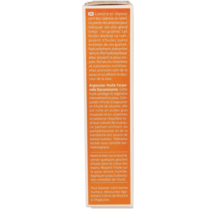 Weleda Duindoorn vitaliserende body olie 100 Milliliter - DrogistWereld