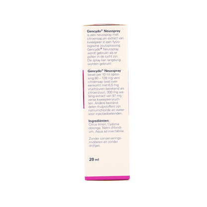 Weleda Gencydo neusspray 20 Milliliter - DrogistWereld
