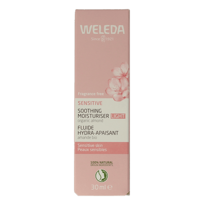 Weleda Gezichtscreme sensitive hydraterend light 30 Milliliter - DrogistWereld