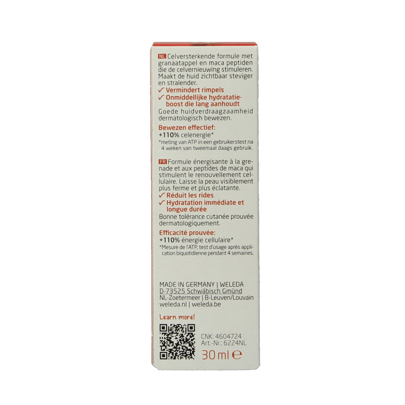 Weleda Granaatappel & maca verstevigend serum 30 Milliliter - DrogistWereld