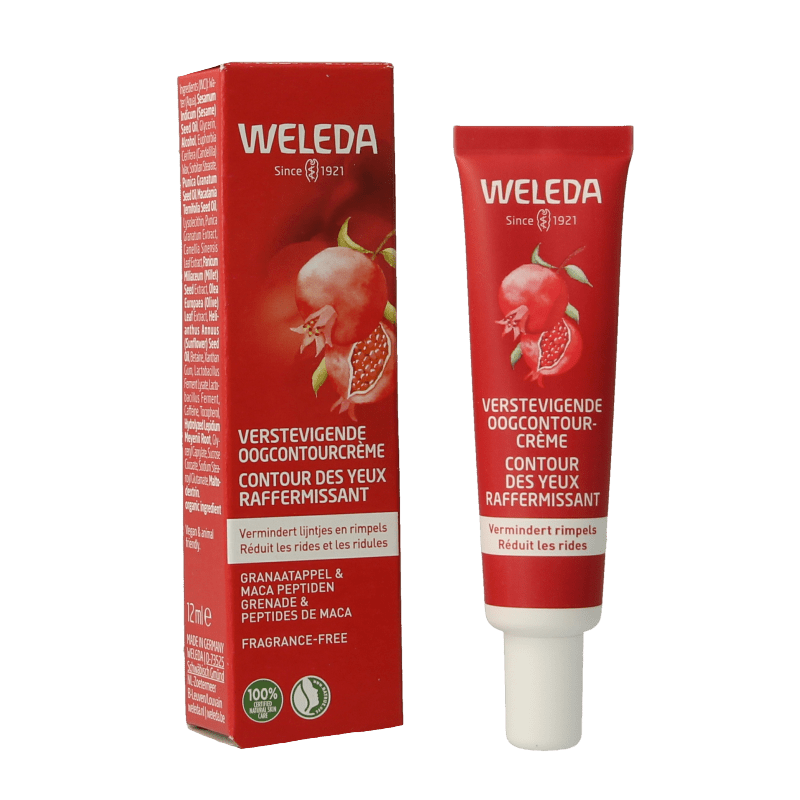 Weleda Granaatappel & maca verstevigende oogcontourcreme 12 Milliliter - DrogistWereld