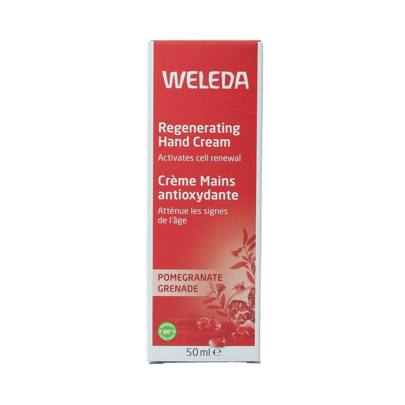 Weleda Granaatappel regenererende handcreme 50 Milliliter - DrogistWereld