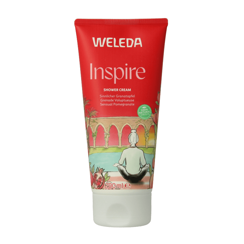 Weleda Inspire douchecreme 200 Milliliter - DrogistWereld