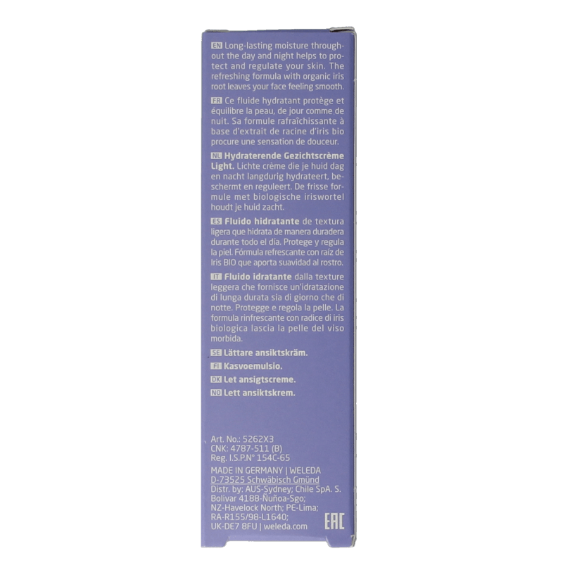 Weleda Iris hydraterende dagcreme light 30 Milliliter - DrogistWereld