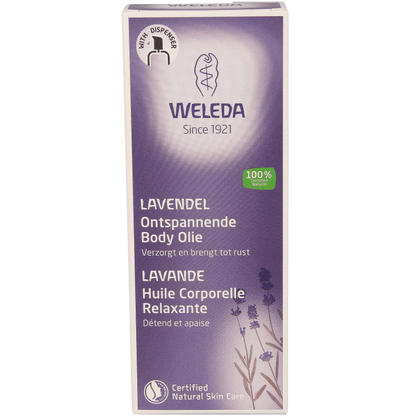 Weleda Lavendel ontspannende body olie 100 Milliliter - DrogistWereld