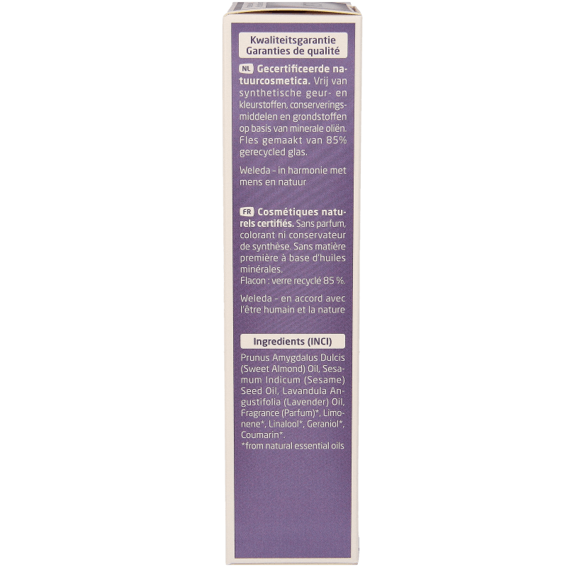 Weleda Lavendel ontspannende body olie 100 Milliliter - DrogistWereld