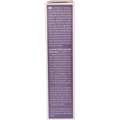 Weleda Lavendel ontspannende body olie 100 Milliliter - DrogistWereld