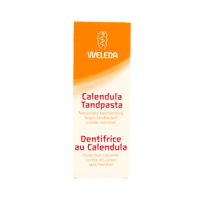 Weleda Oral care calendula tandpasta muntvrij 75 Milliliter - DrogistWereld