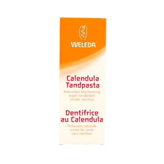 Weleda Oral care calendula tandpasta muntvrij 75 Milliliter - DrogistWereld