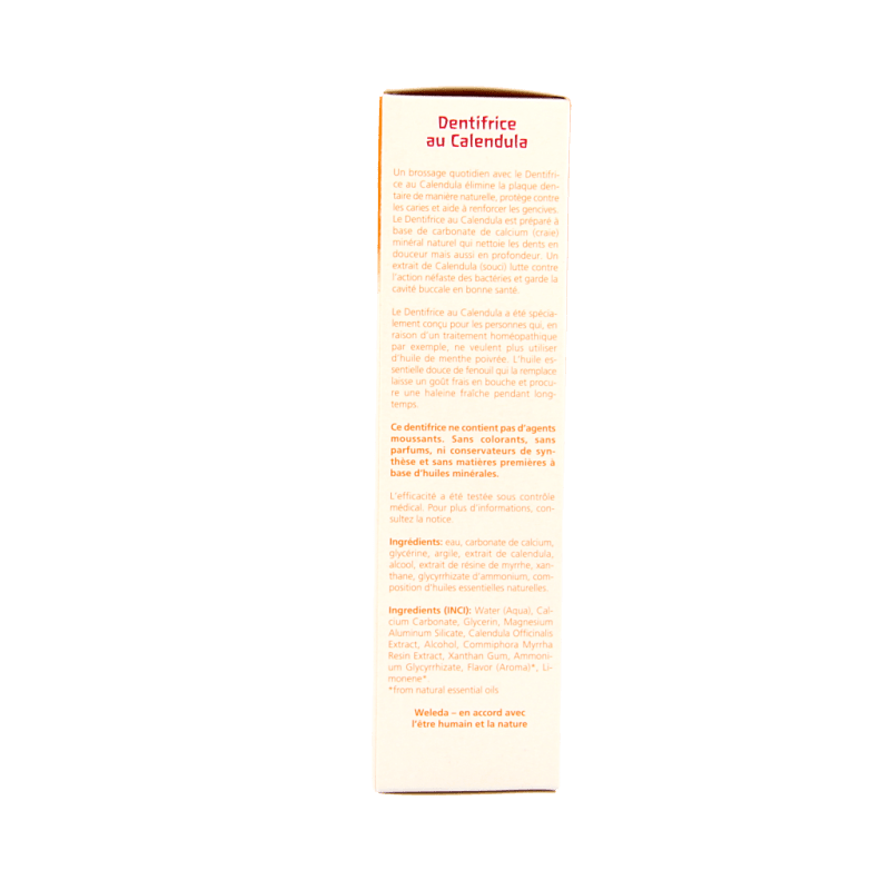 Weleda Oral care calendula tandpasta muntvrij 75 Milliliter - DrogistWereld