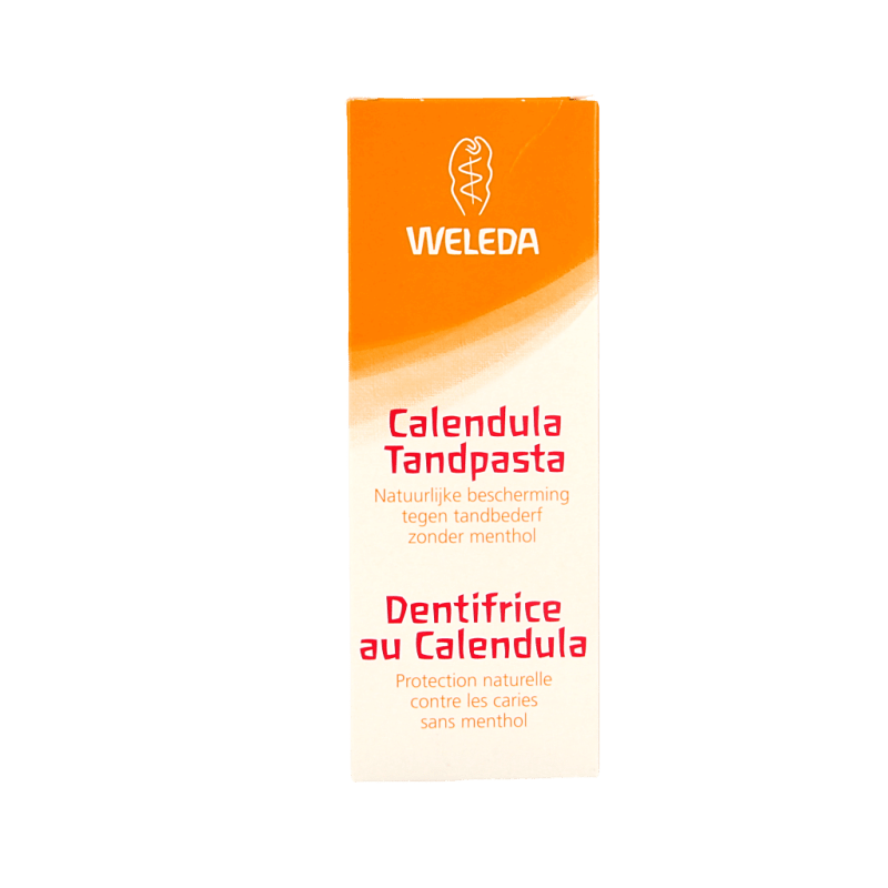Weleda Oral care calendula tandpasta muntvrij 75 Milliliter - DrogistWereld