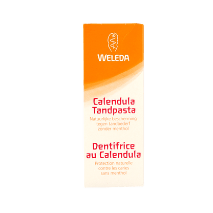 Weleda Oral care calendula tandpasta muntvrij 75 Milliliter - DrogistWereld