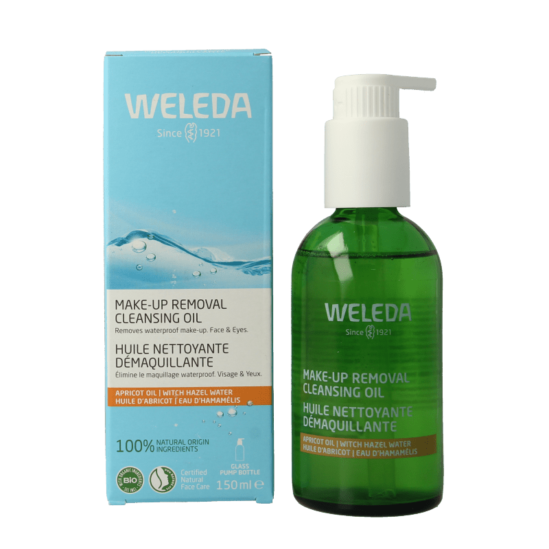 Weleda Reinigingsolie & make up remover 150 Milliliter - DrogistWereld