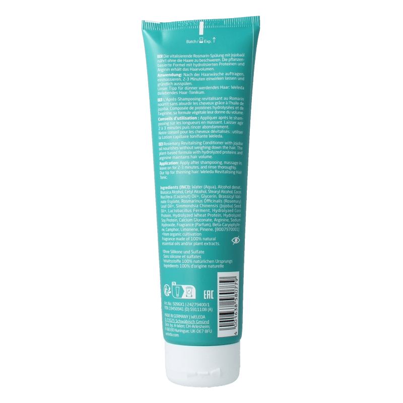 Weleda Rozemarijn revitaliserende conditioner 150 Milliliter - DrogistWereld