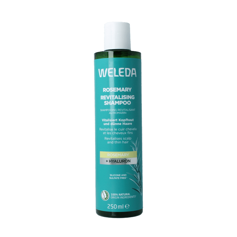 Weleda Rozemarijn revitaliserende shampoo 250 Milliliter - DrogistWereld
