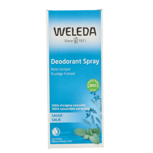 Weleda Salie deodorant spray 100 Milliliter - DrogistWereld