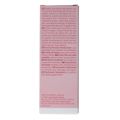Weleda Verzachtende handcreme parfumvrij 50 Milliliter - DrogistWereld