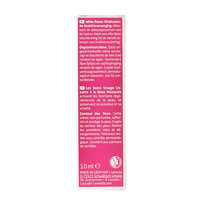 Weleda Wilde rozen vitaliserende oogcontourcreme 10 Milliliter - DrogistWereld