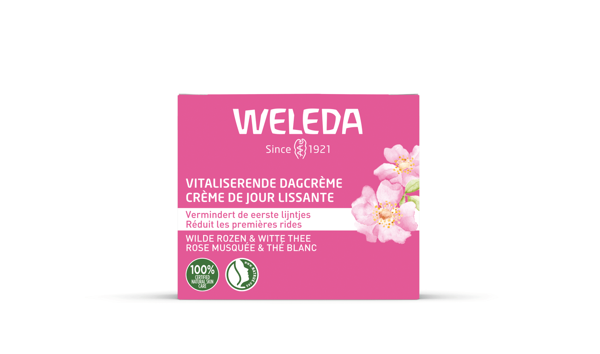 Weleda Wilde rozen & witte thee dagcreme 40 Milliliter - DrogistWereld