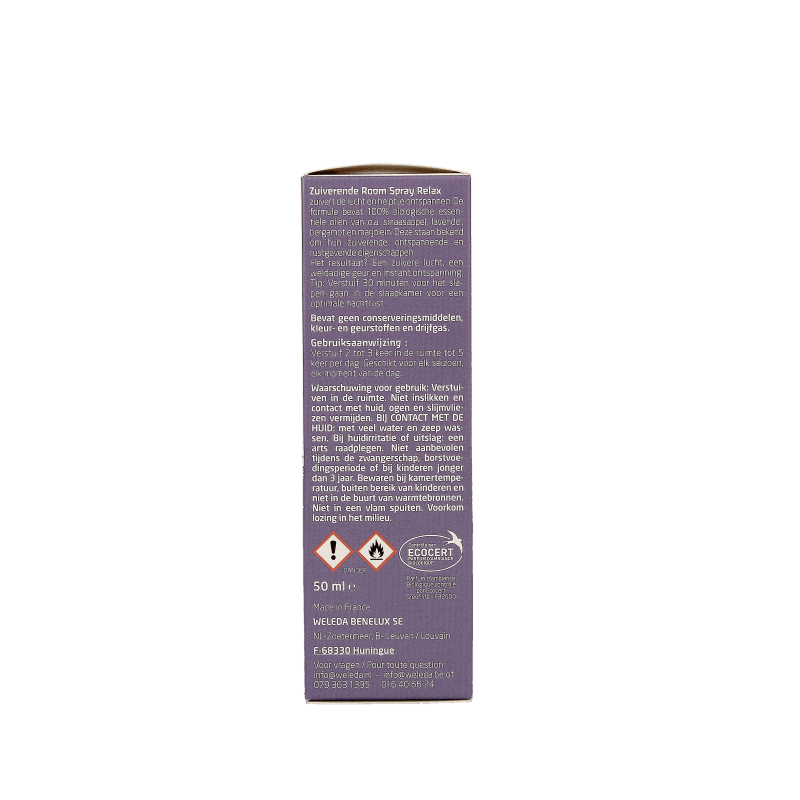 Weleda Zuiverende roomspray relax 50 Milliliter - DrogistWereld