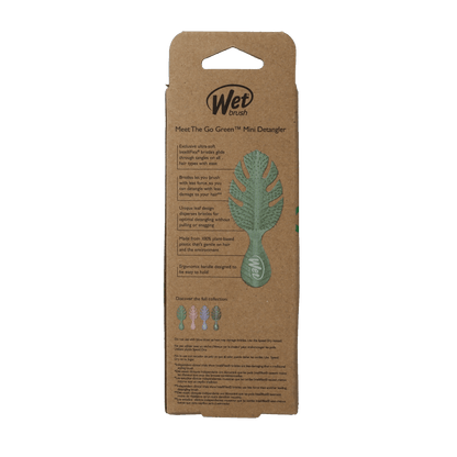 Wet Brush Go green detangler green mini 1 Stuks - DrogistWereld