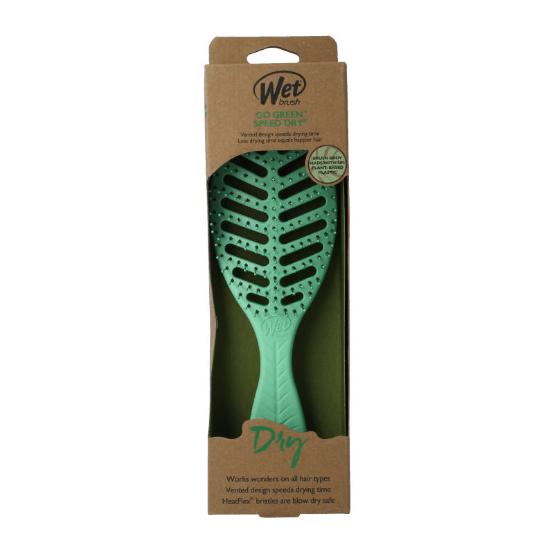 Wet Brush Go green speed dry green 1 Stuks - DrogistWereld