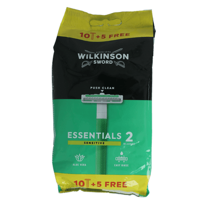Wilkinson Extra2 sensitive 10+5 gratis 15 Stuks - DrogistWereld