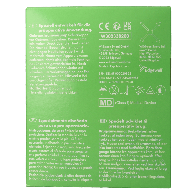 Wilkinson Hospital disposable singles 100 Stuks - DrogistWereld