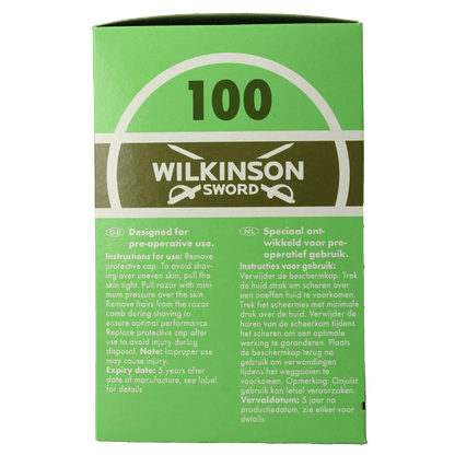 Wilkinson Hospital disposable singles 100 Stuks - DrogistWereld