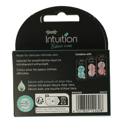 Wilkinson Intuition bikini care mesjes 3 Stuks - DrogistWereld