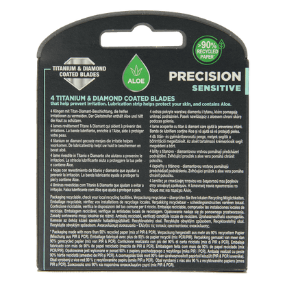 Wilkinson Quattro titanium sensitive mesjes 5+2 7 Stuks - DrogistWereld