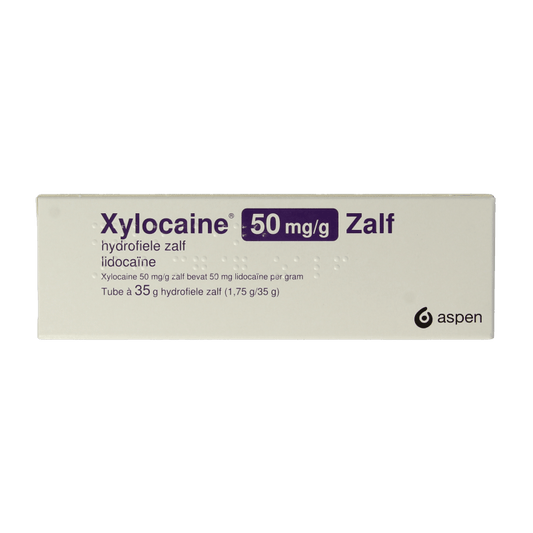 Xylocaine Hydrofiele zalf lidocaine 50mg/g 35 Gram - DrogistWereld