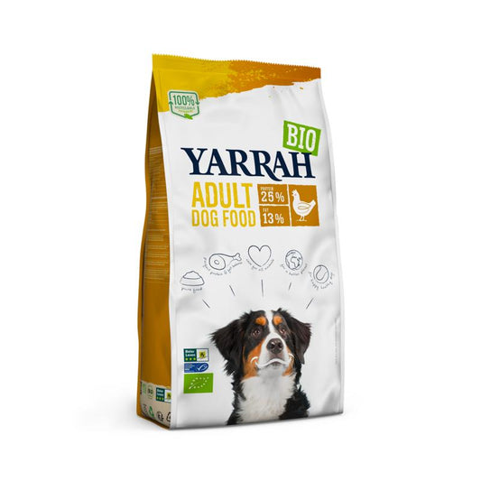 Yarrah Adult hondenvoer met kip bio MSC 15 Kilogram - DrogistWereld