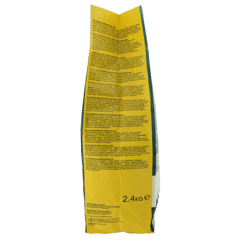 Yarrah Adult kattenvoer met kip bio 2400 Gram - DrogistWereld