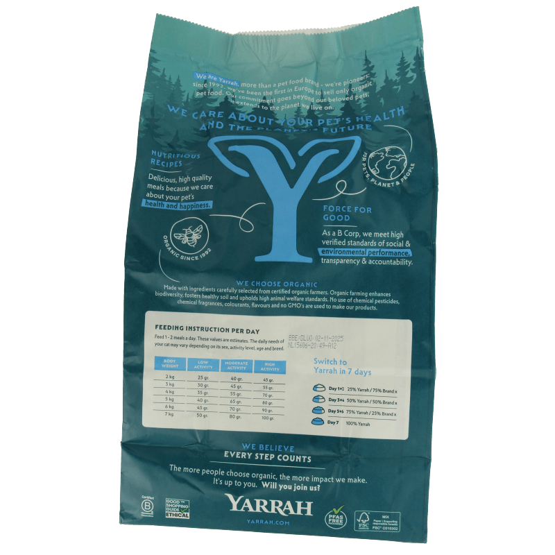 Yarrah Adult kattenvoer met vis bio 2400 Gram - DrogistWereld