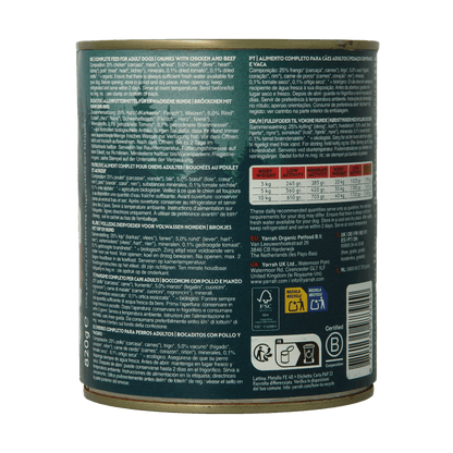 Yarrah Hond brok rund & kip in saus bio 820 Gram - DrogistWereld