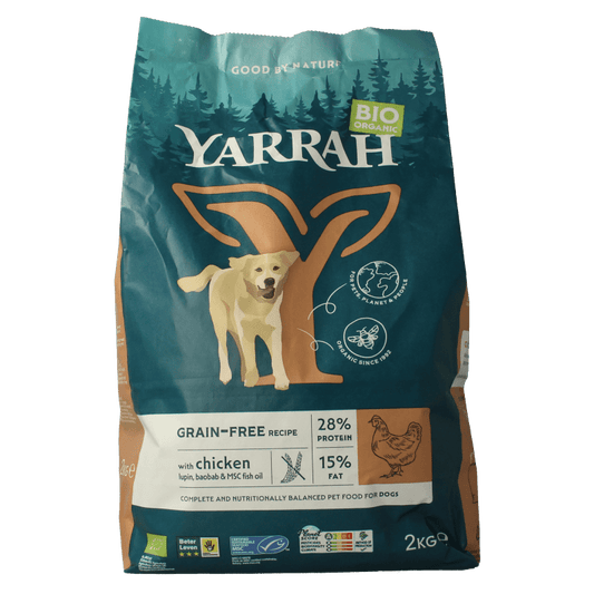 Yarrah Hondenvoer grainfree bio 2000 Gram - DrogistWereld