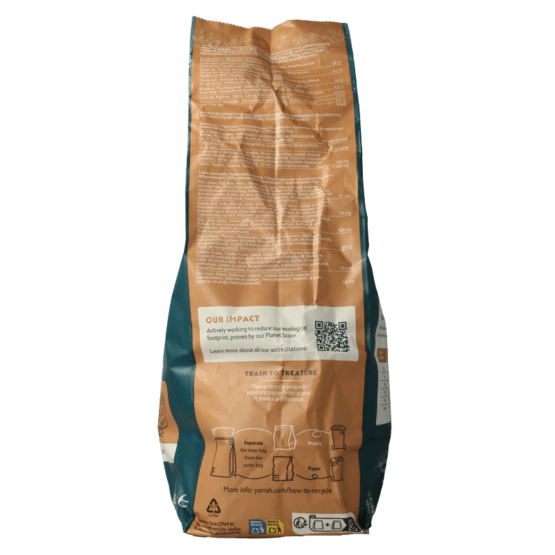 Yarrah Hondenvoer grainfree bio 2000 Gram - DrogistWereld