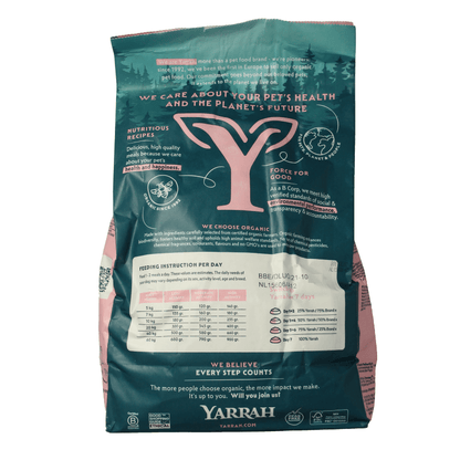 Yarrah Hondenvoer sensitive bio MSC 2000 Gram - DrogistWereld