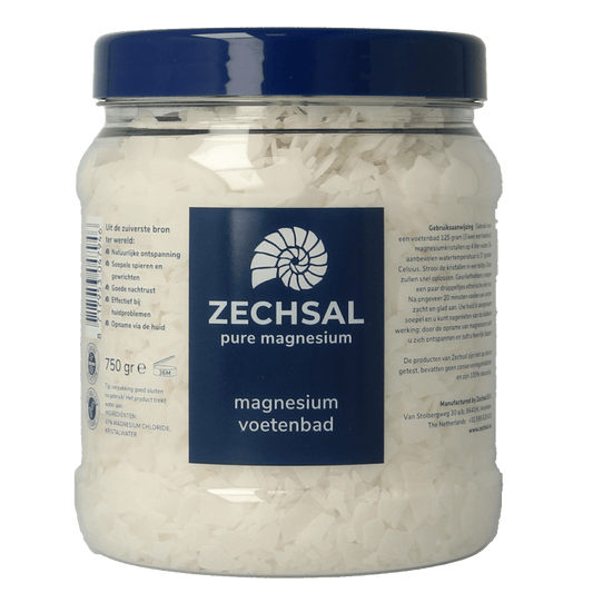 Zechsal Magnesium voetbadzout 750 Gram - DrogistWereld