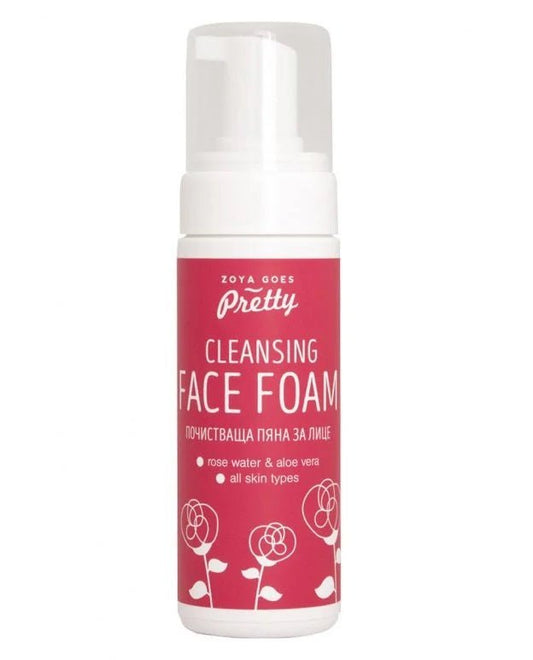 Zoya Goes Pretty Cleansing face foam rose & aloe vera 150 Milliliter - DrogistWereld