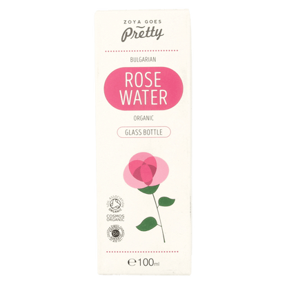 Zoya Goes Pretty Organic rose water glass bottle 100 Milliliter - DrogistWereld