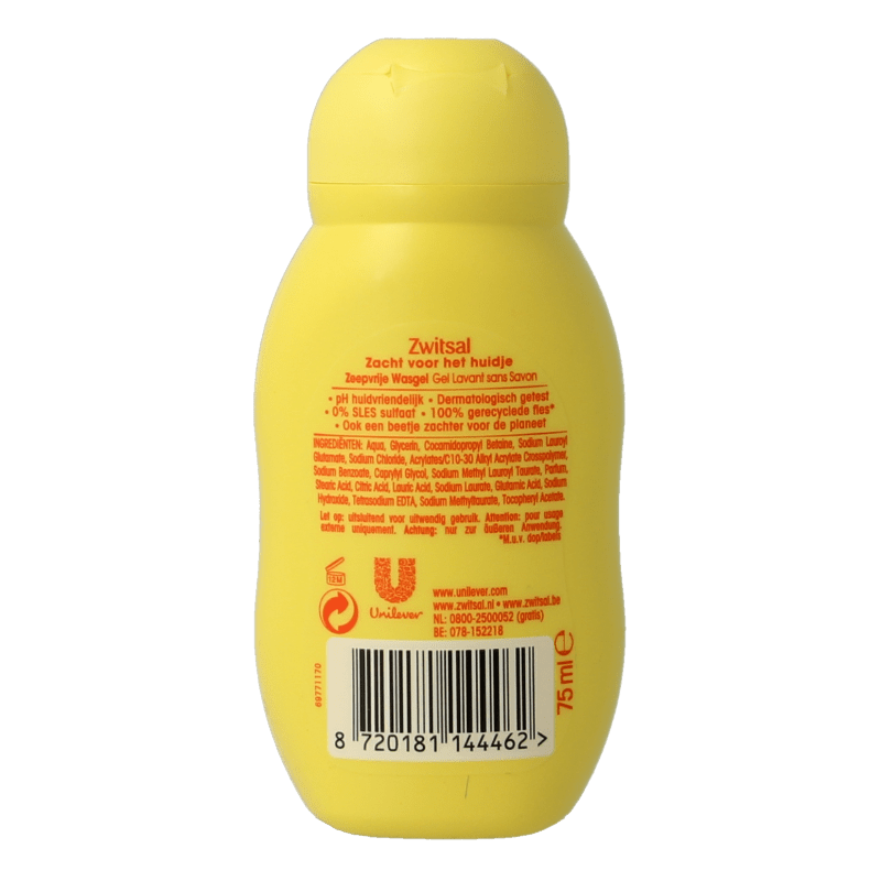 Zwitsal Wasgel zeepvrij 75 Milliliter - DrogistWereld